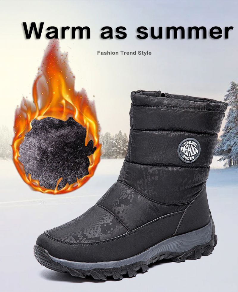 Cruz Damskie Wodoodporne Buty Zimowe - Czarny