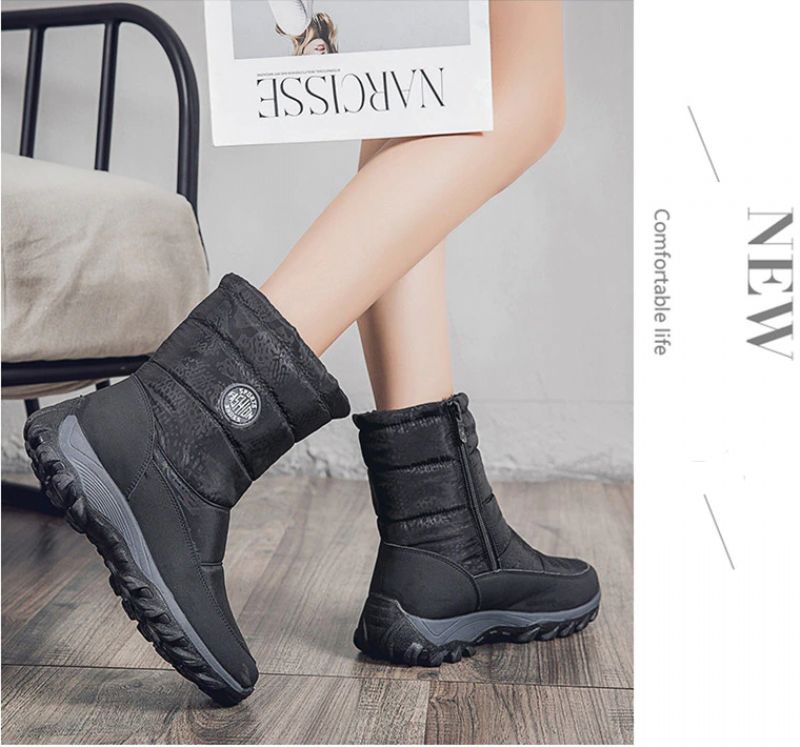 Cruz Damskie Wodoodporne Buty Zimowe - Czarny
