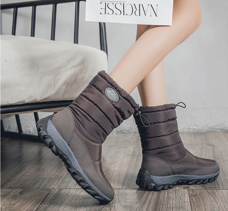 Cruz Damskie Wodoodporne Buty Zimowe - Czarny