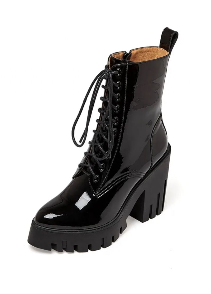 Czarne Buty Damskie Elsy