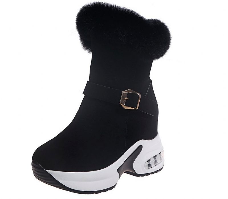 Czarne Buty Damskie Elsy - Czarny 1
