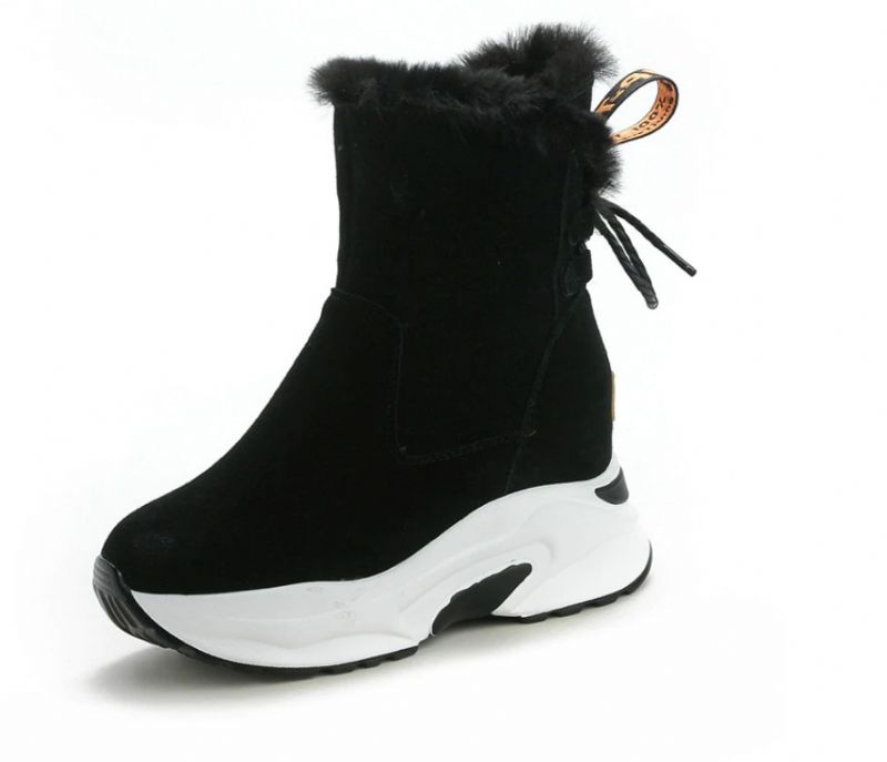 Czarne Buty Damskie Elsy - Czarny 1