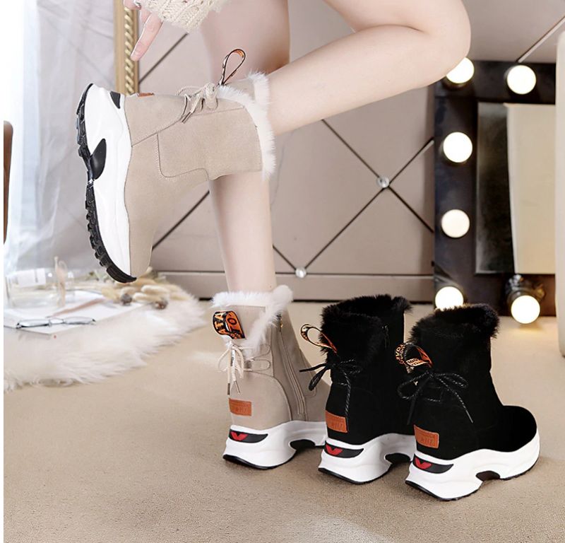Czarne Buty Damskie Elsy - Czarny 1