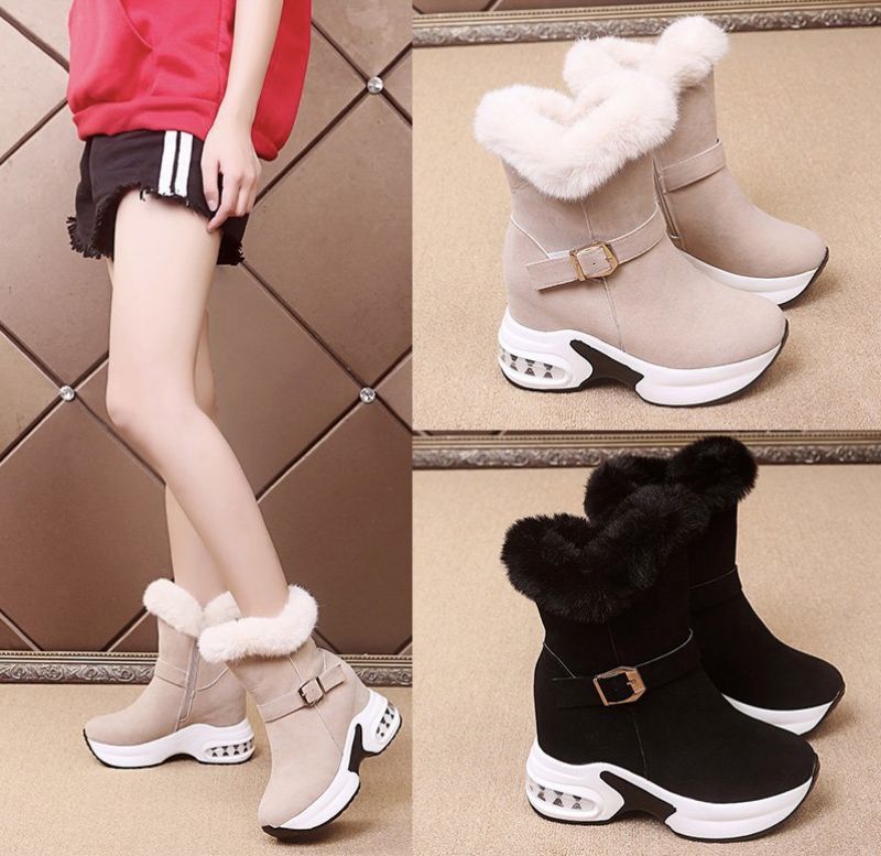 Czarne Buty Damskie Elsy - Czarny 1