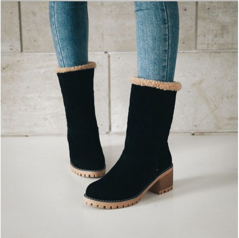 Czarne Buty Damskie Emily - Czarny