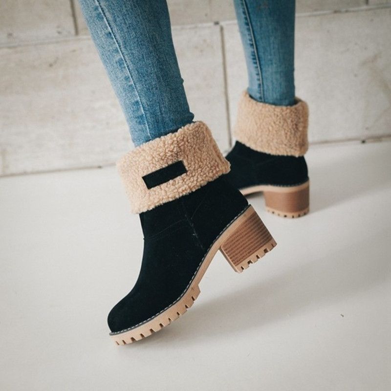 Czarne Buty Damskie Emily - Czarny