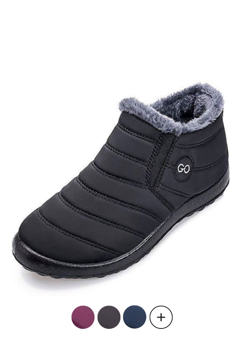 Czarne Buty Damskie Tulsa
