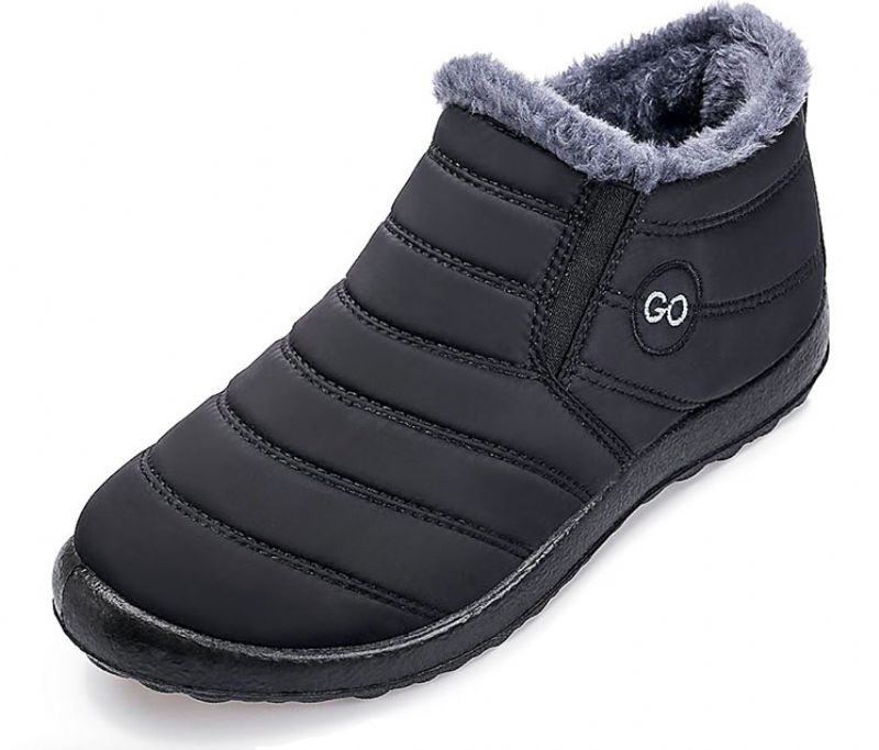 Czarne Buty Damskie Tulsa - Czarny