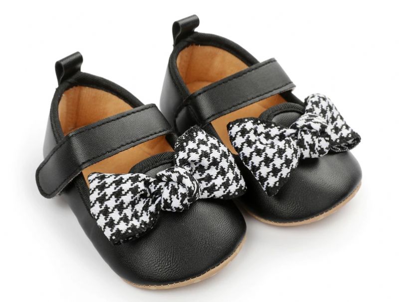 Dainy Baby Dziewczęce Buty Na Płaskiej Podeszwie - Czarny