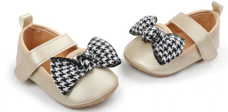 Dainy Baby Dziewczęce Buty Na Płaskiej Podeszwie - Czarny