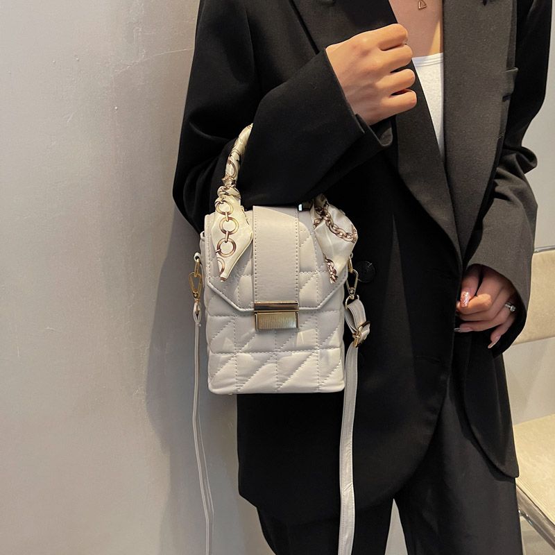 Damska Zimowa Mini Torebka Typu Crossbody Poly - Zielony