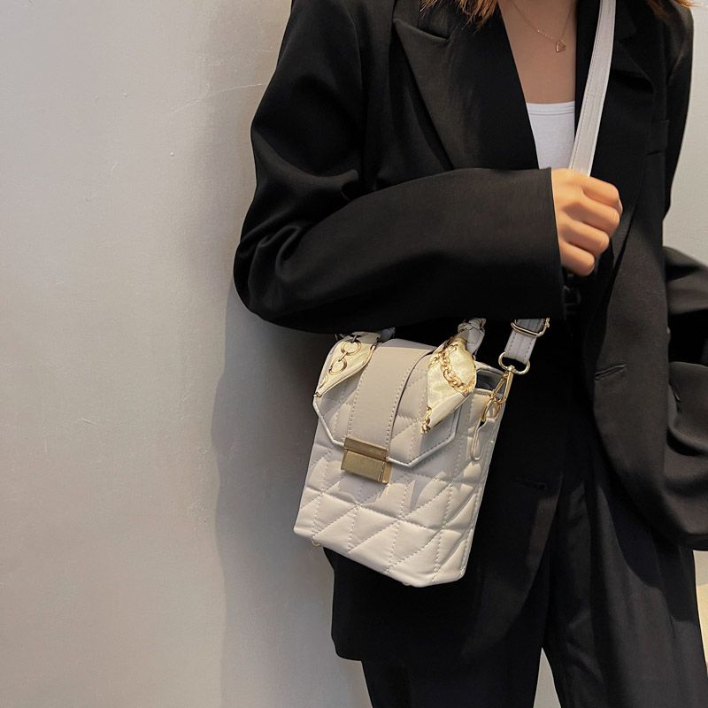 Damska Zimowa Mini Torebka Typu Crossbody Poly - Zielony