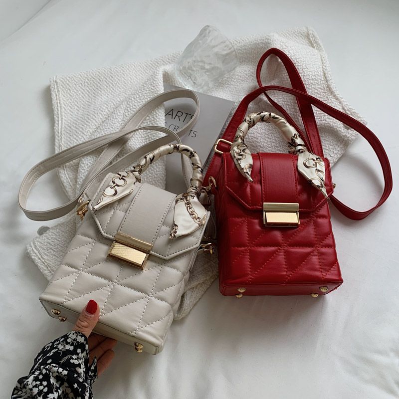 Damska Zimowa Mini Torebka Typu Crossbody Poly - Zielony