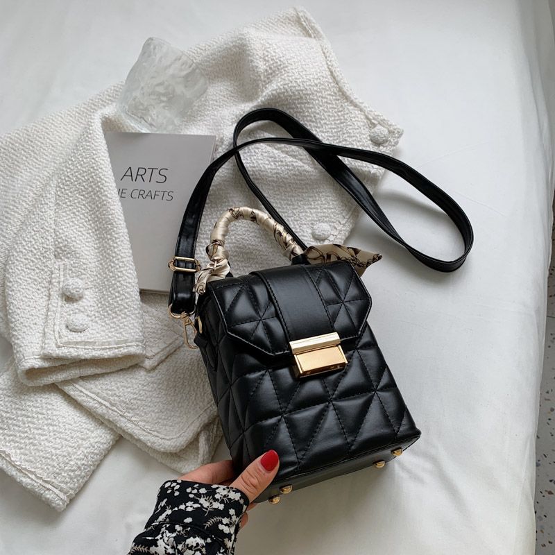 Damska Zimowa Mini Torebka Typu Crossbody Poly - Zielony