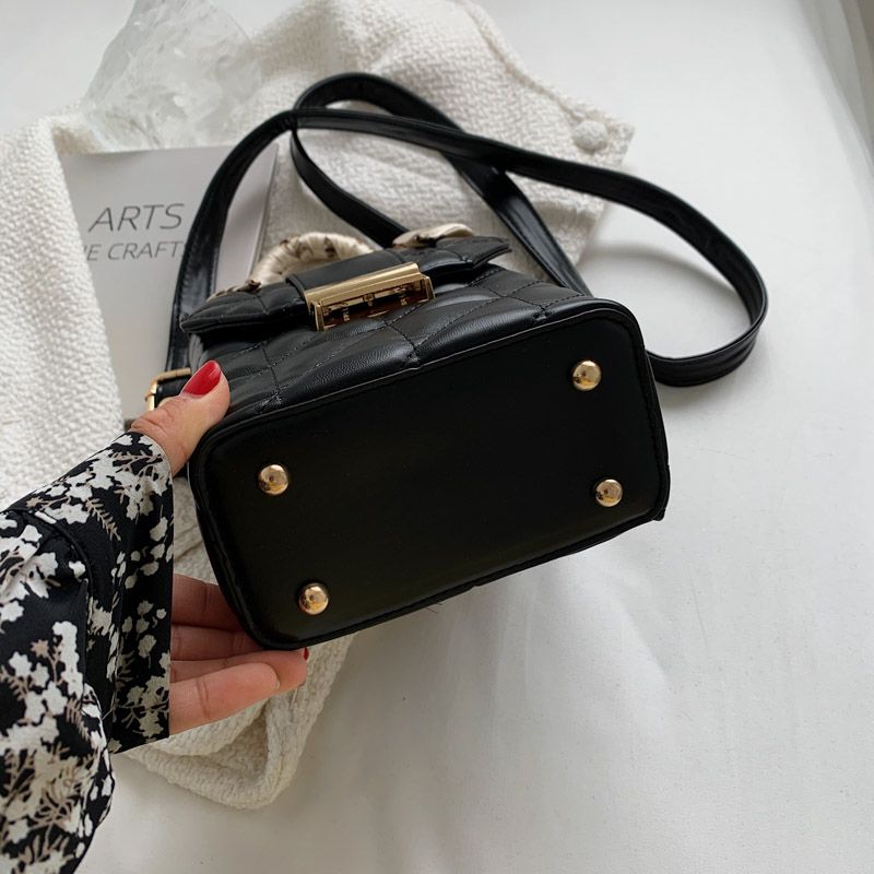 Damska Zimowa Mini Torebka Typu Crossbody Poly - Zielony