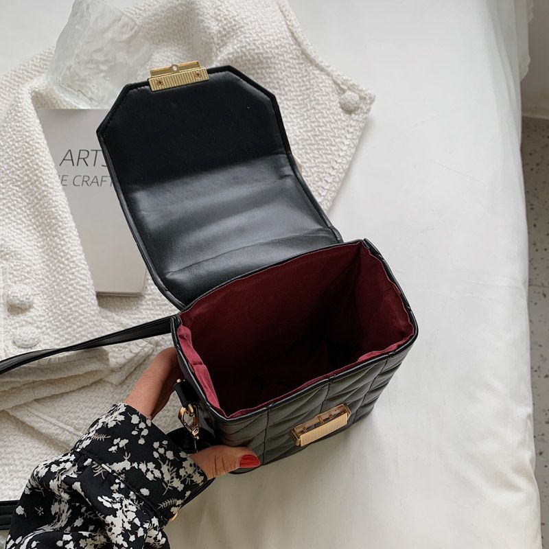Damska Zimowa Mini Torebka Typu Crossbody Poly - Zielony