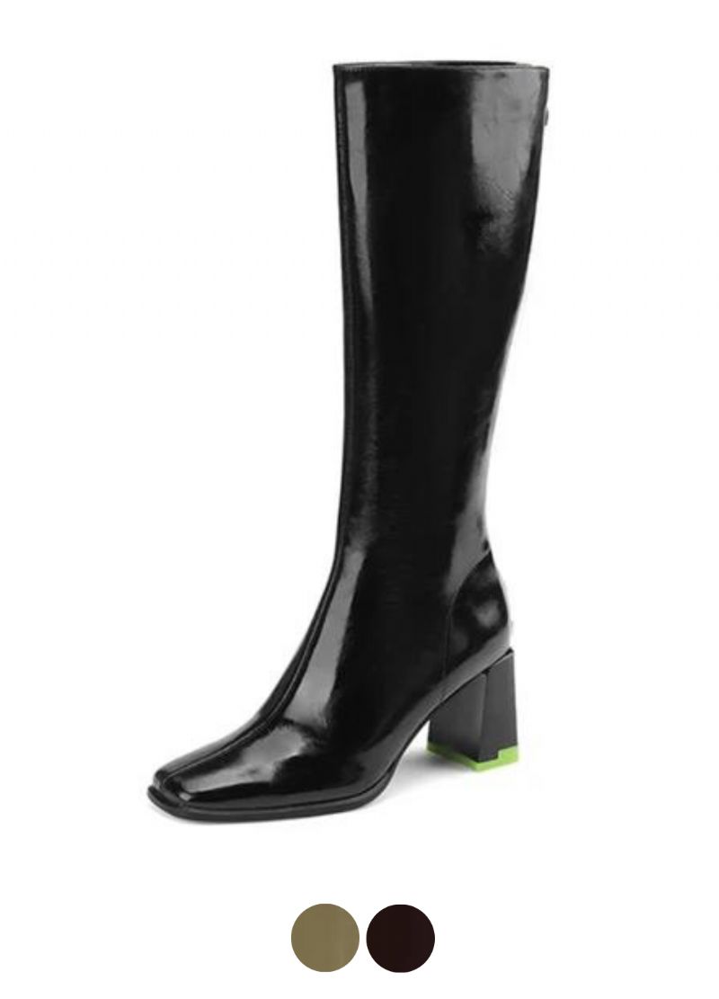 Damskie Buty Do Kolan Sonia Ze Skóry Naturalnej