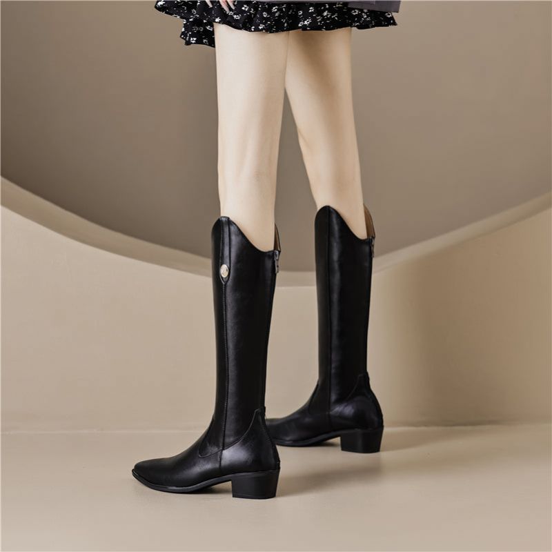 Damskie Buty Elvira - Brązowy krótki plusz