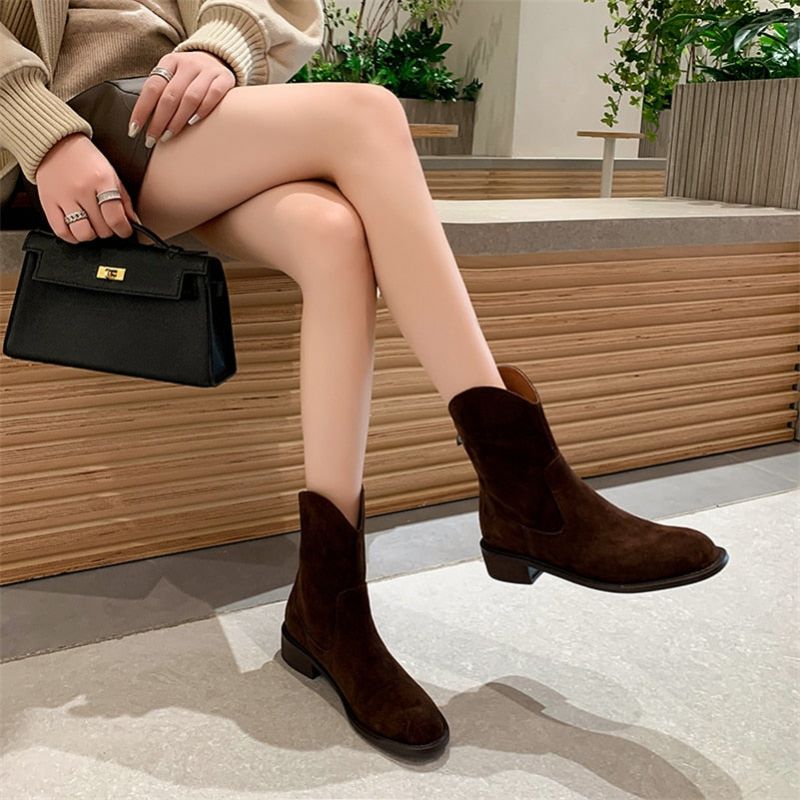 Damskie Buty Emilia - Brązowy