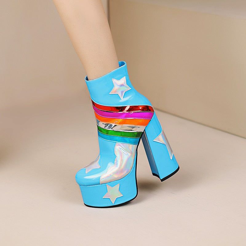Damskie Buty Gala - Niebo