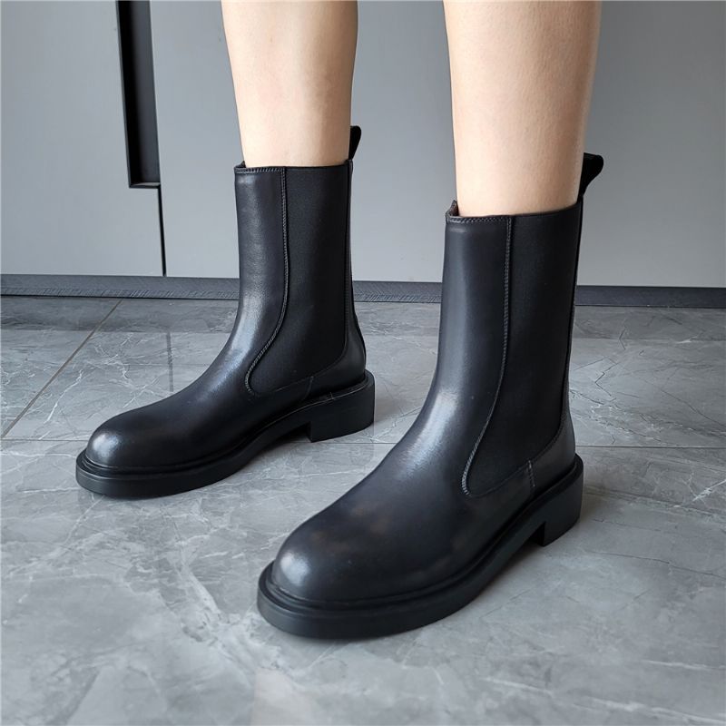 Damskie Buty Jesienne Bela - Czarny