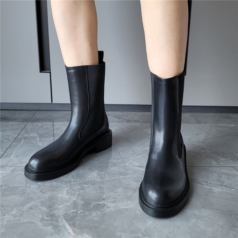Damskie Buty Jesienne Bela - Czarny