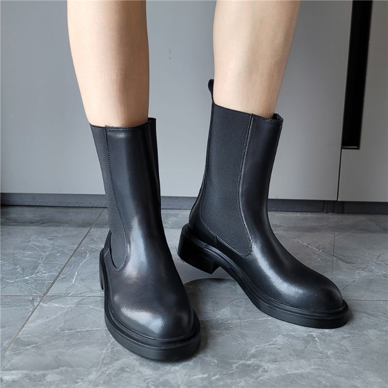 Damskie Buty Jesienne Bela - Czarny