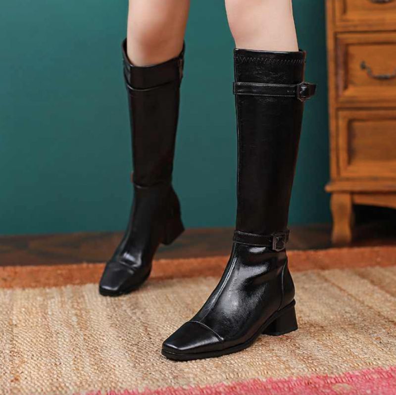Damskie Buty Jesienne Charma - Morelowy