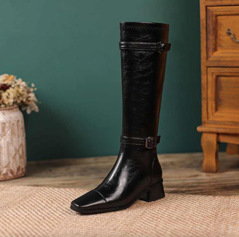 Damskie Buty Jesienne Charma - Morelowy