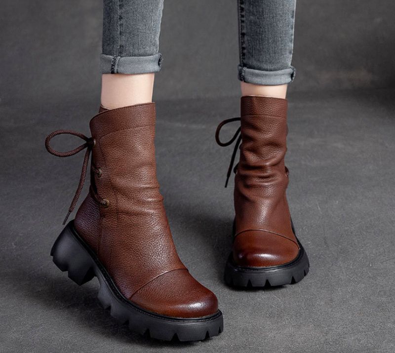 Damskie Buty Kamala - Brązowy