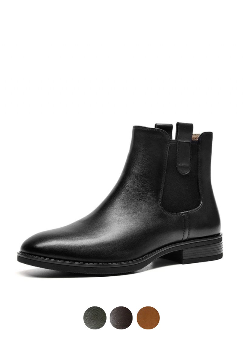 Damskie Buty Kent Z Prawdziwej Skóry W Kolorze Czarnym