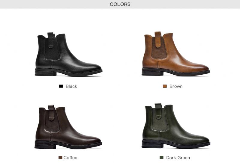 Damskie Buty Kent Z Prawdziwej Skóry W Kolorze Czarnym - Czarny