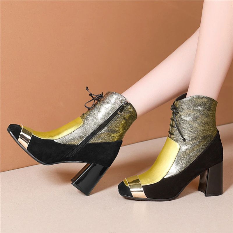 Damskie Buty Maykol W Modzie Na Imprezę Do Klubu - Czarny