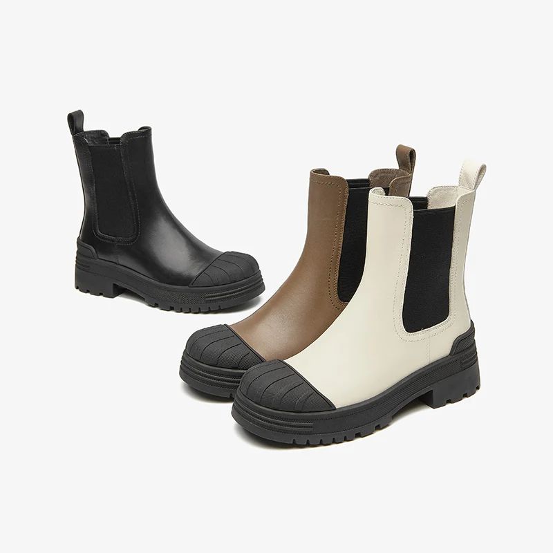 Damskie Buty Na Platformie Carlota Fall - Beżowy