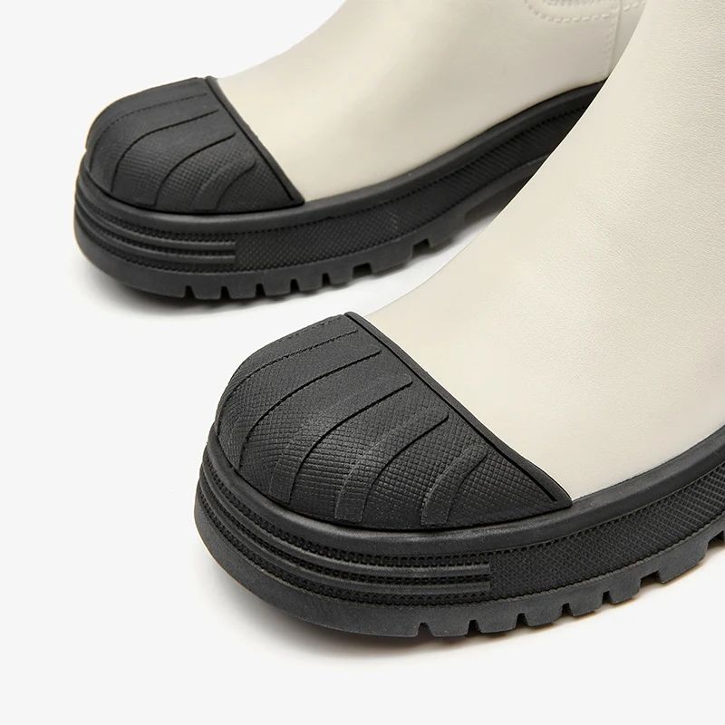 Damskie Buty Na Platformie Carlota Fall - Beżowy