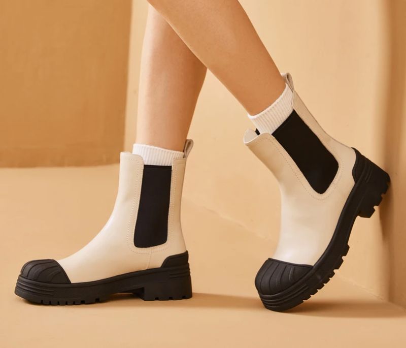 Damskie Buty Na Platformie Carlota Fall - Beżowy
