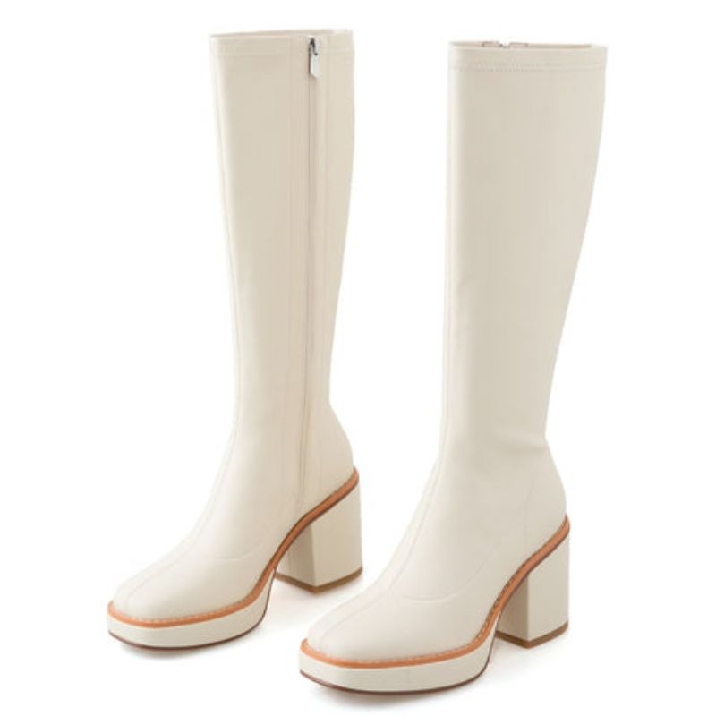 Damskie Buty Sally - Beżowy materiał