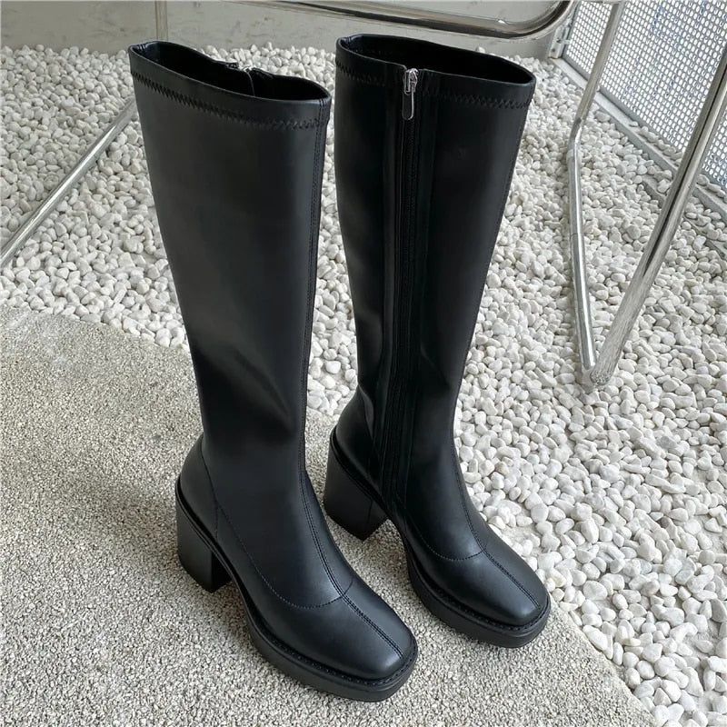 Damskie Buty Sally - Beżowy materiał