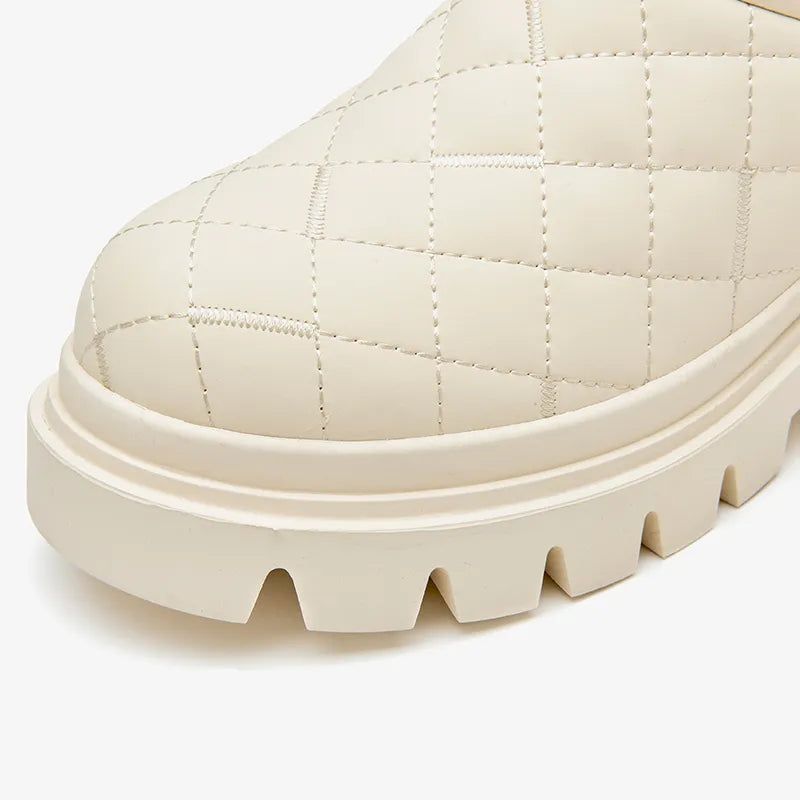 Damskie Buty Śnieżne Oriana - Beżowy