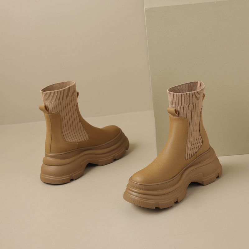 Damskie Buty Steven - Morelowy