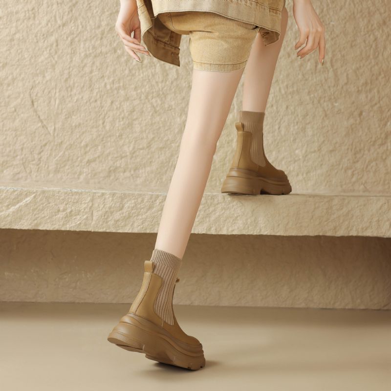 Damskie Buty Steven - Morelowy