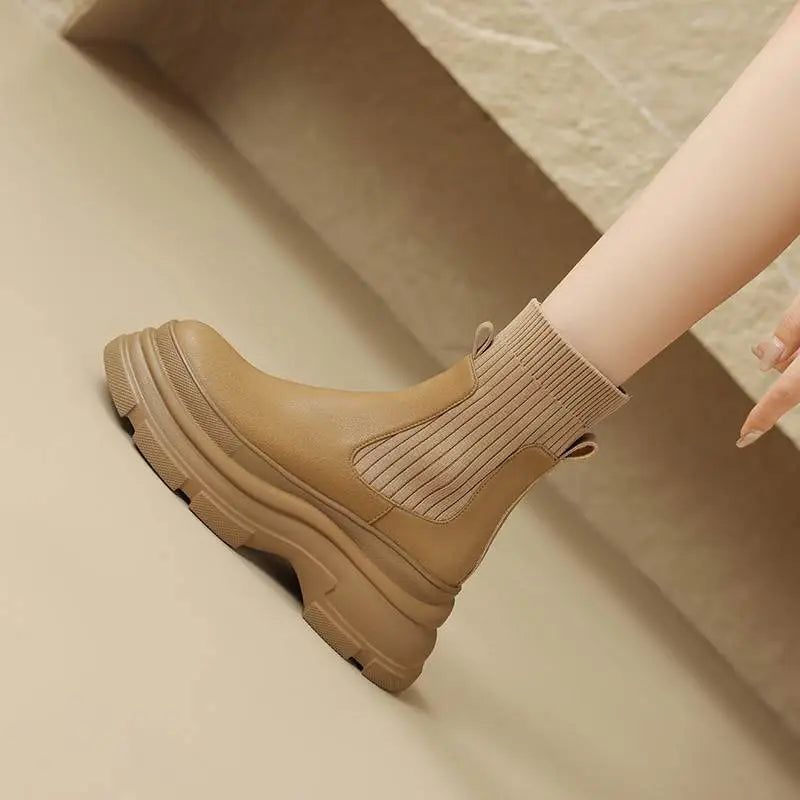 Damskie Buty Steven - Morelowy
