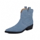 Niebieskie krótkie buty