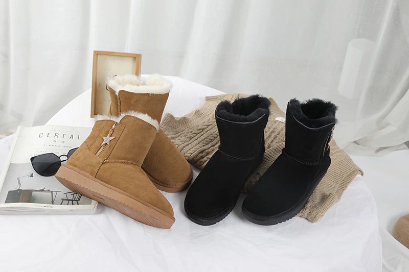 Damskie Buty Zimowe Morris - Brązowy