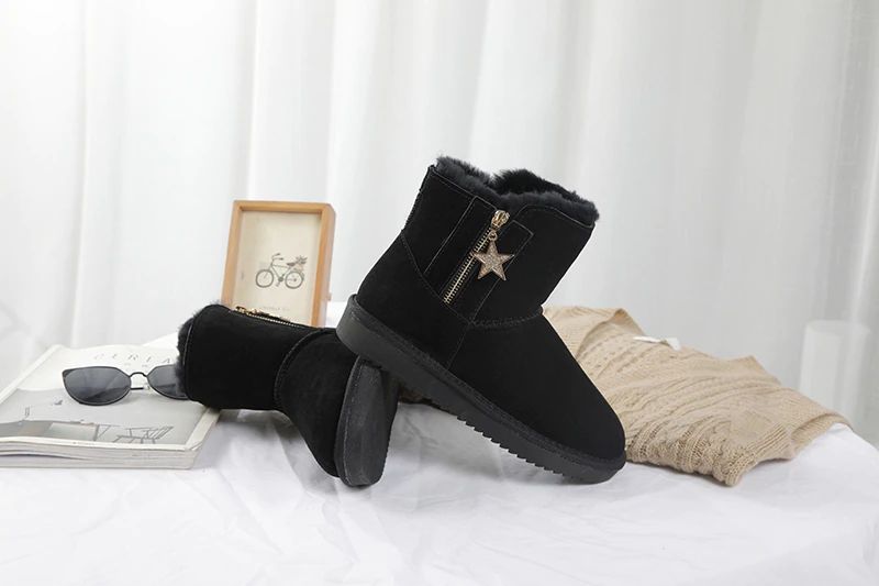 Damskie Buty Zimowe Morris - Brązowy