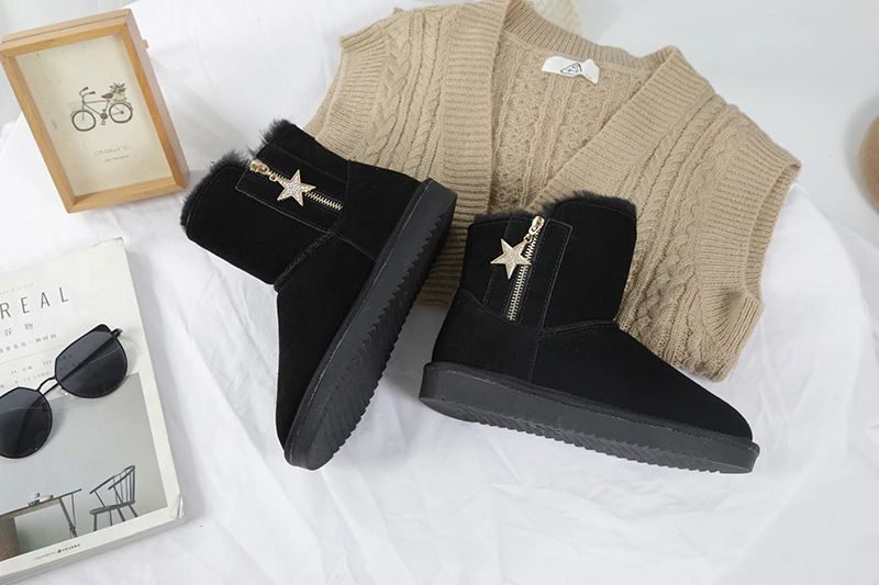 Damskie Buty Zimowe Morris - Brązowy