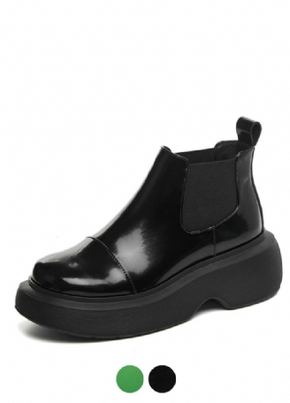 Damskie Buty Zimowe Z Gumką Bahiti W Kolorze Czarnym