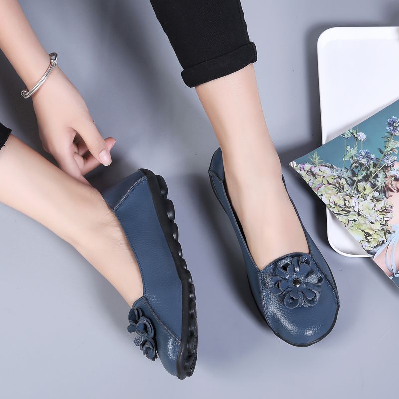 Damskie Codzienne Płaskie Buty Piery - Biały