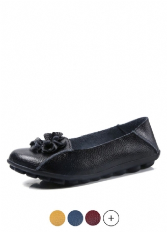 Damskie Codzienne Płaskie Buty Piery Czarne