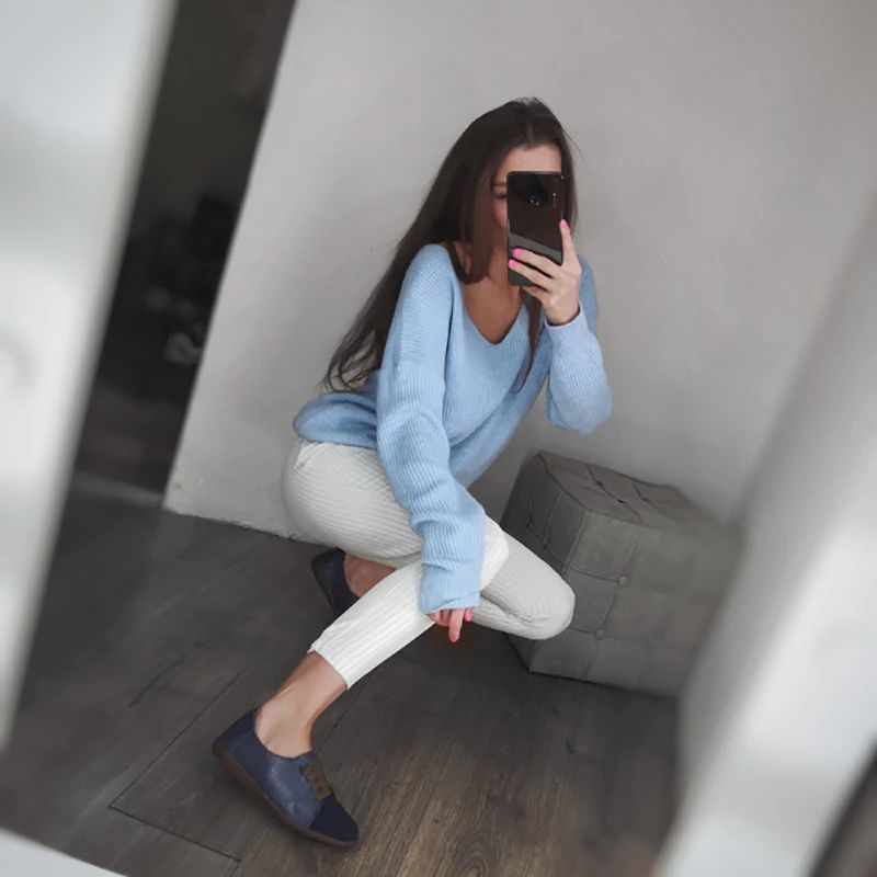 Damskie Mokasyny Fiore Z Prawdziwej Skóry Czarne Buty - Czarny